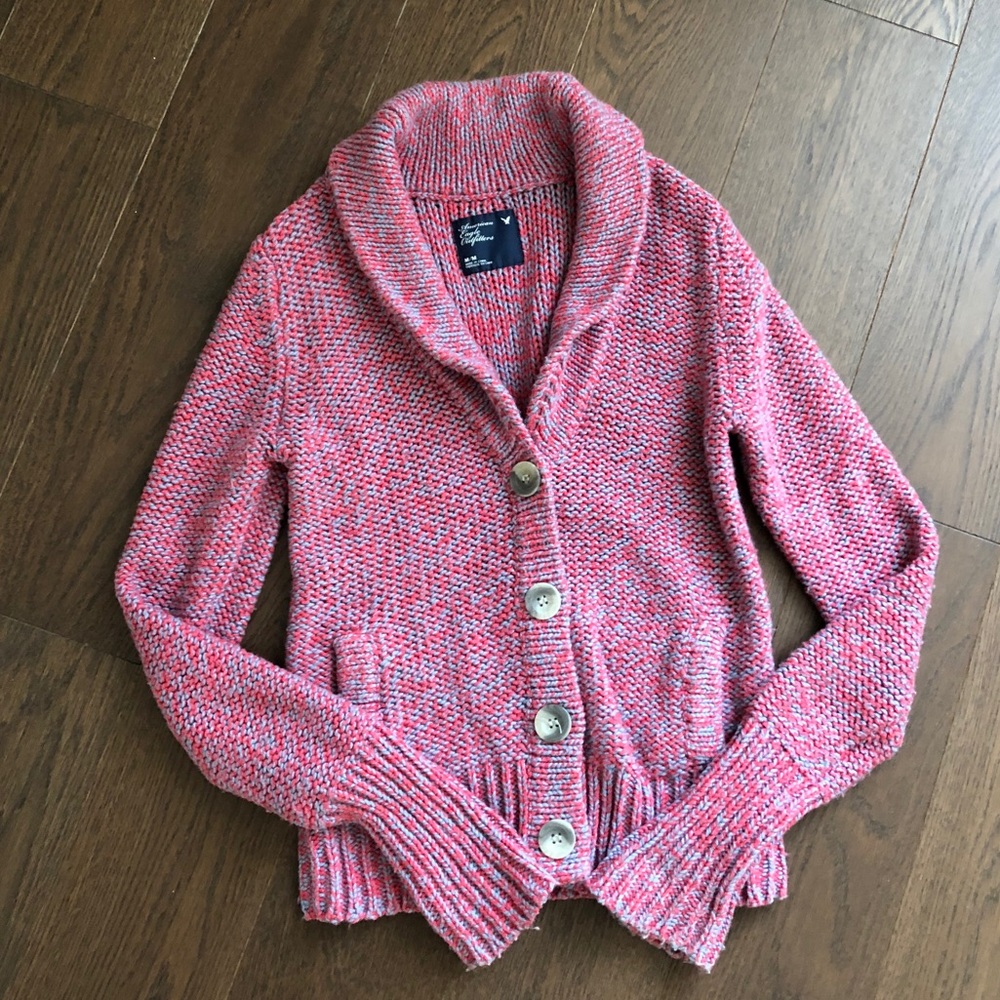 American Eagle Chunky Knit Sweater Cardigan